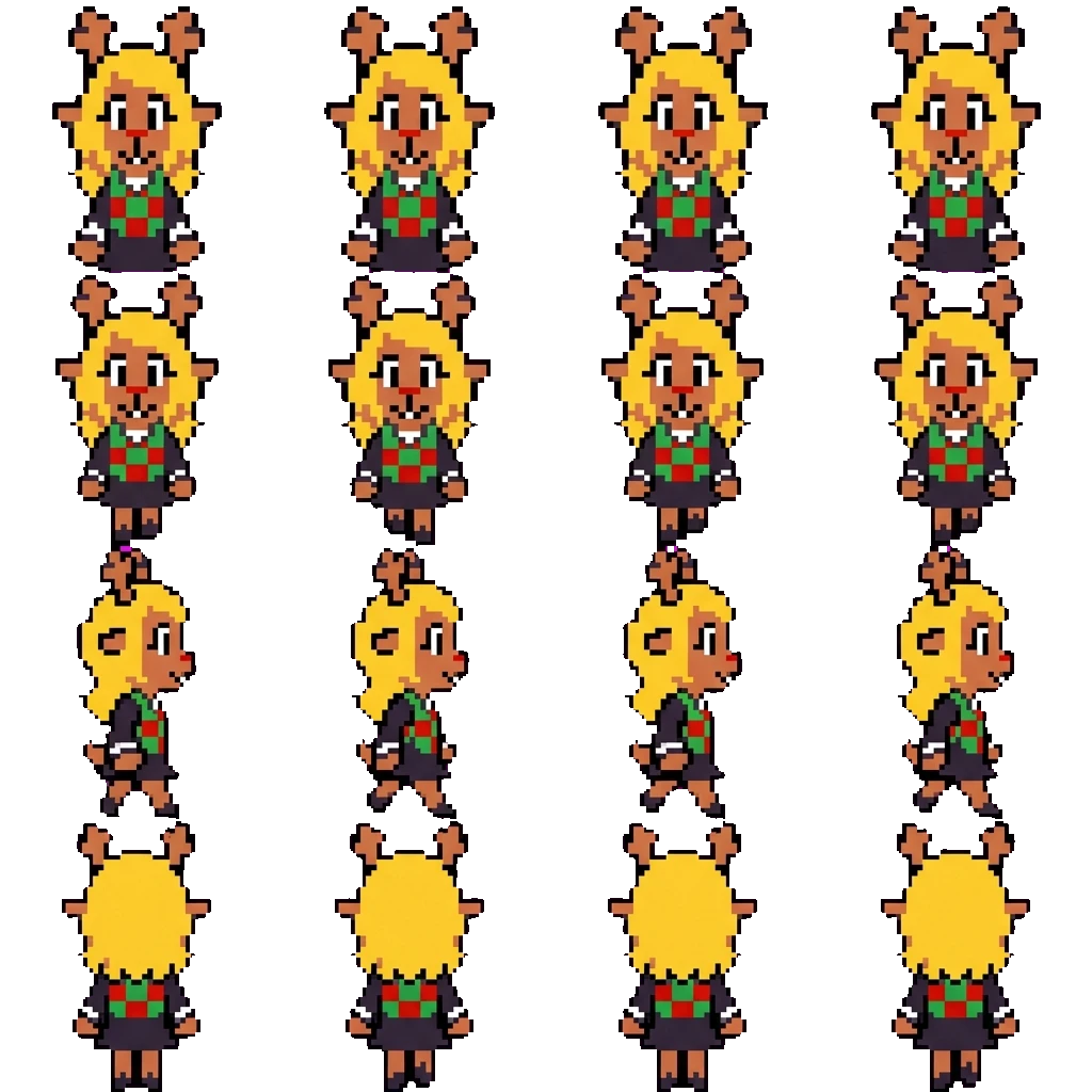 Noelle movement sprite