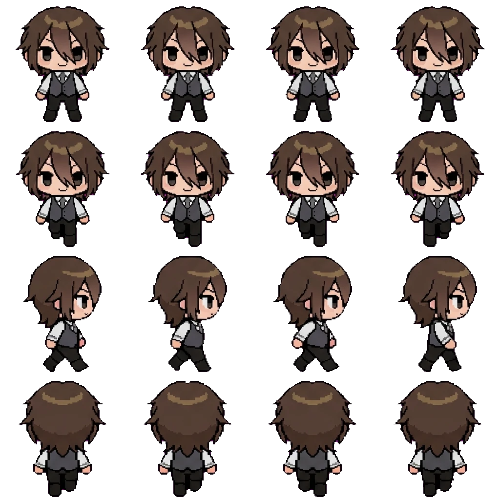 Milo. The Second Born To The Duchess movement sprite