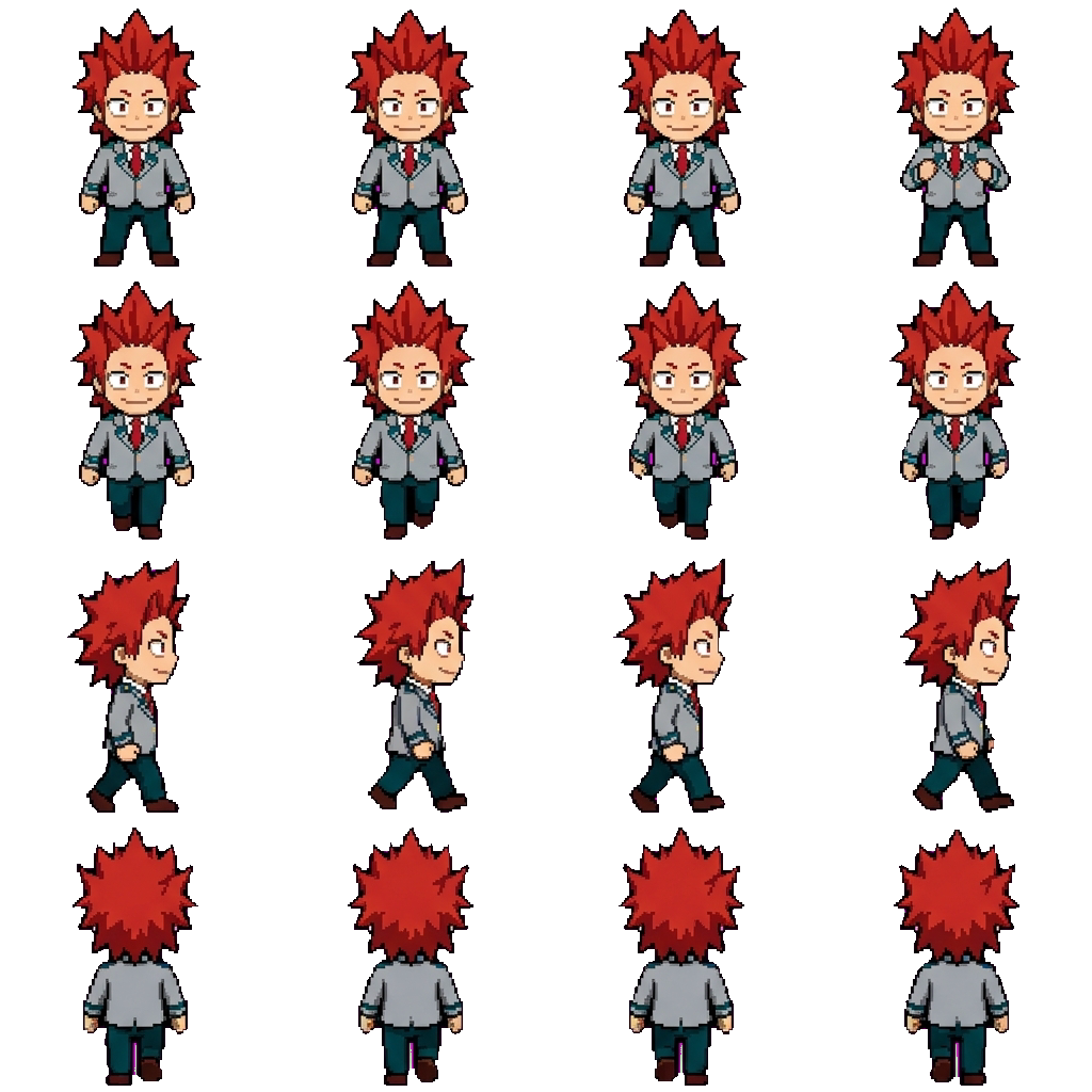 Eijiro Kirishima movement sprite