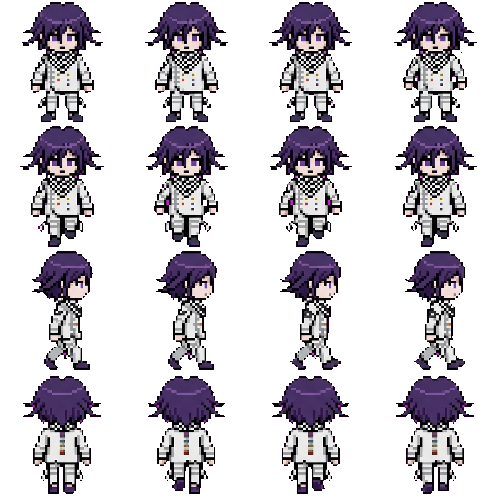 Kokichi Oma movement sprite