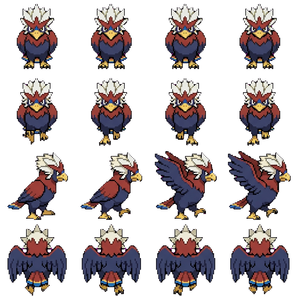 Braviary movement sprite