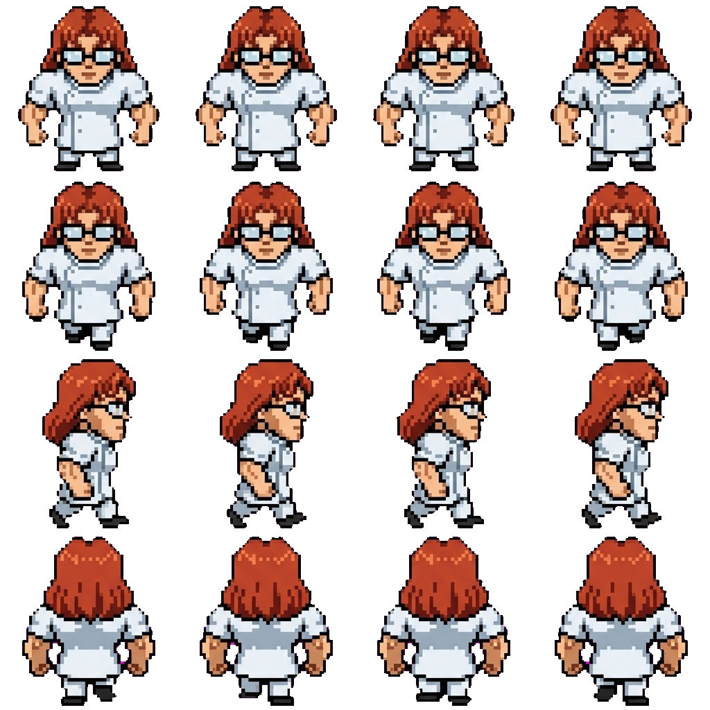 Kureha Shinogi movement sprite