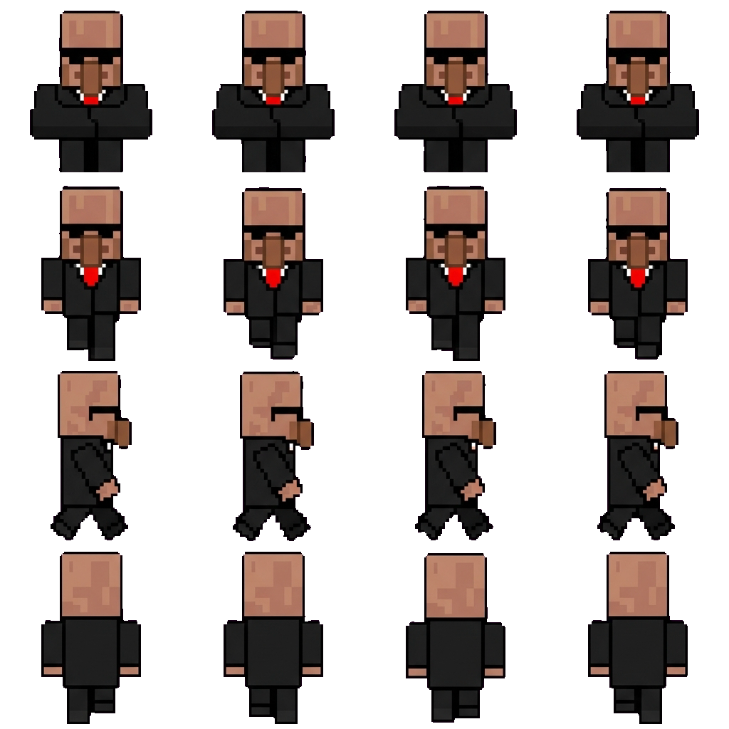 Security Guard Villager movement sprite