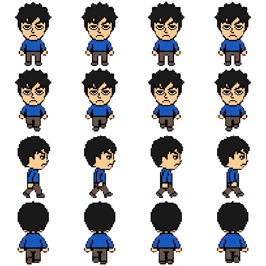 Damian movement sprite