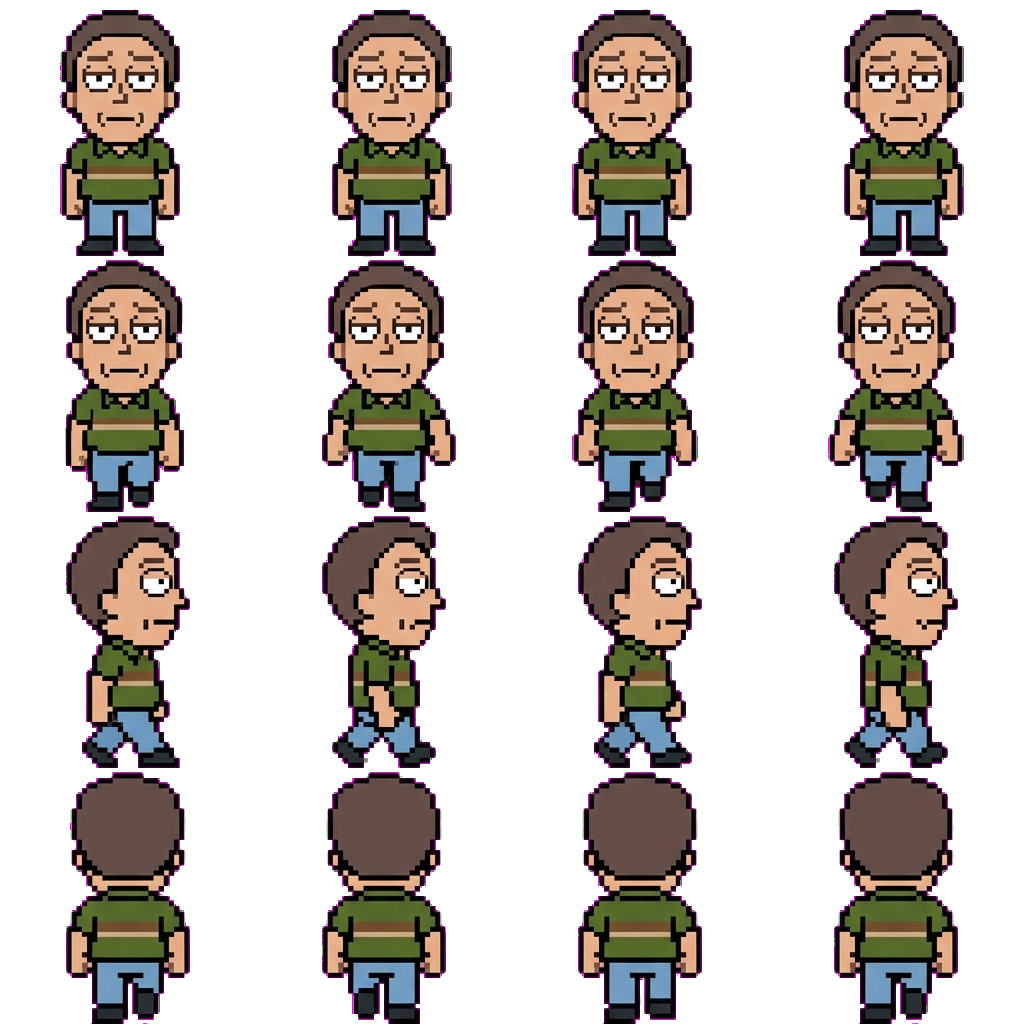 Jerry movement sprite