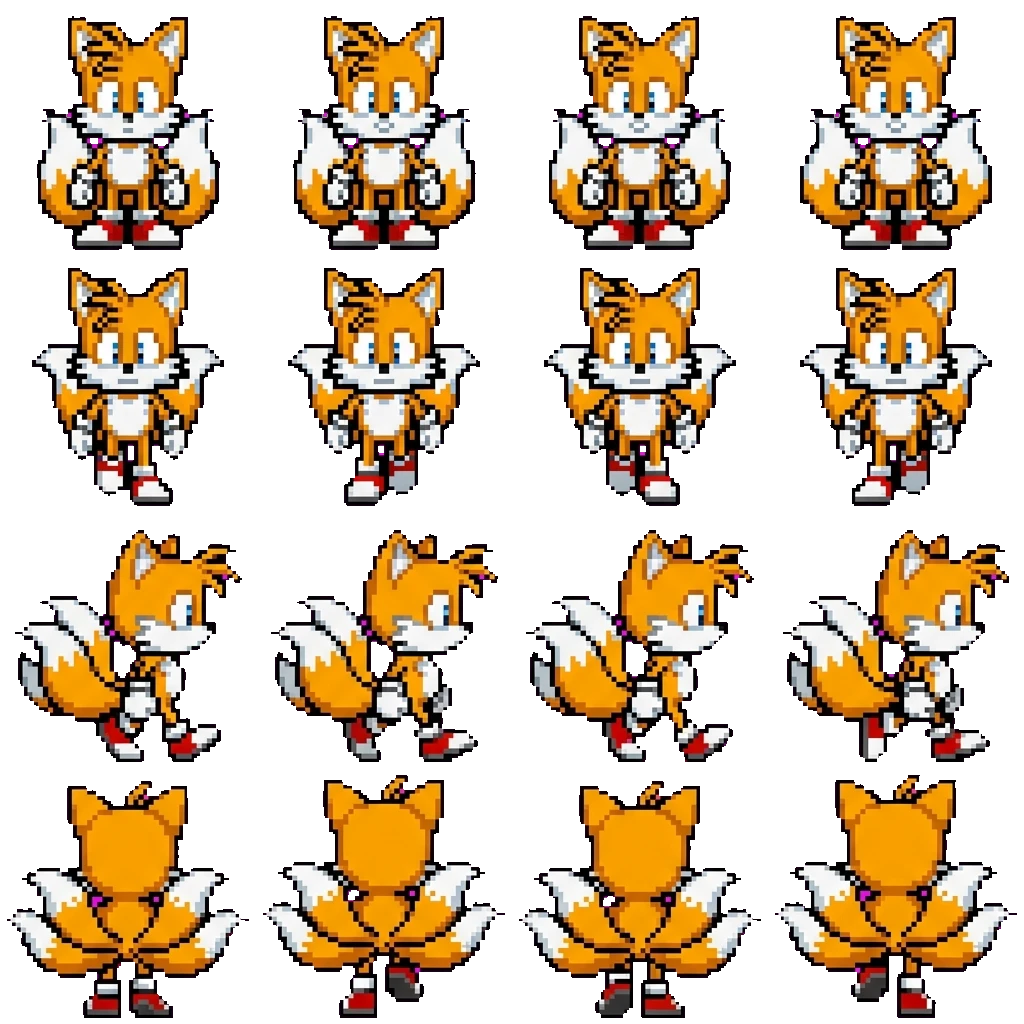 Tails movement sprite