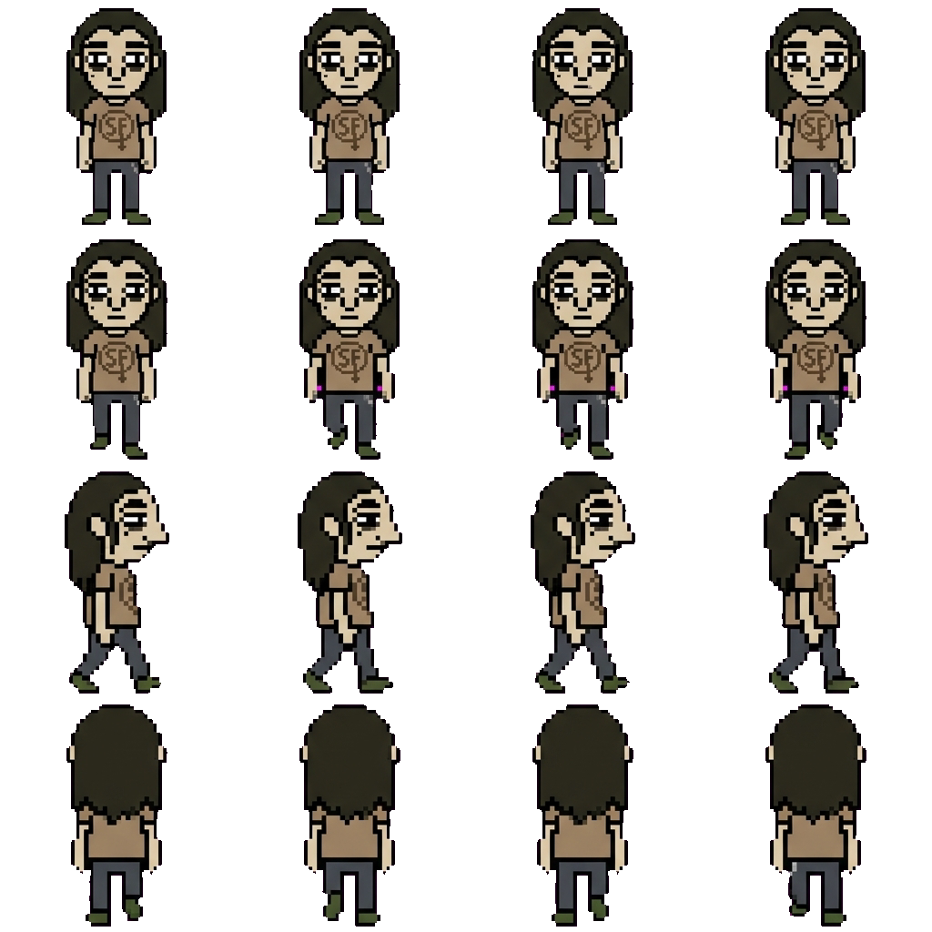 Larry movement sprite