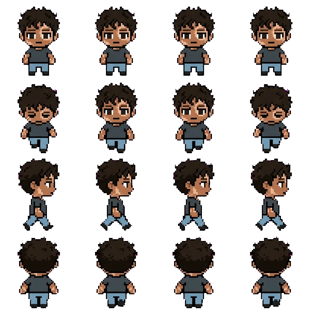 Marin movement sprite
