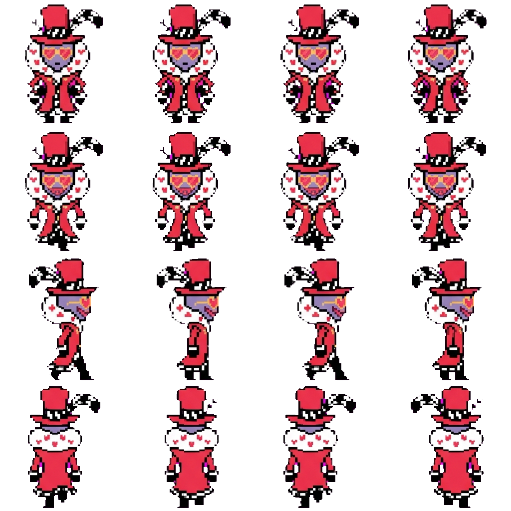 Valentino movement sprite