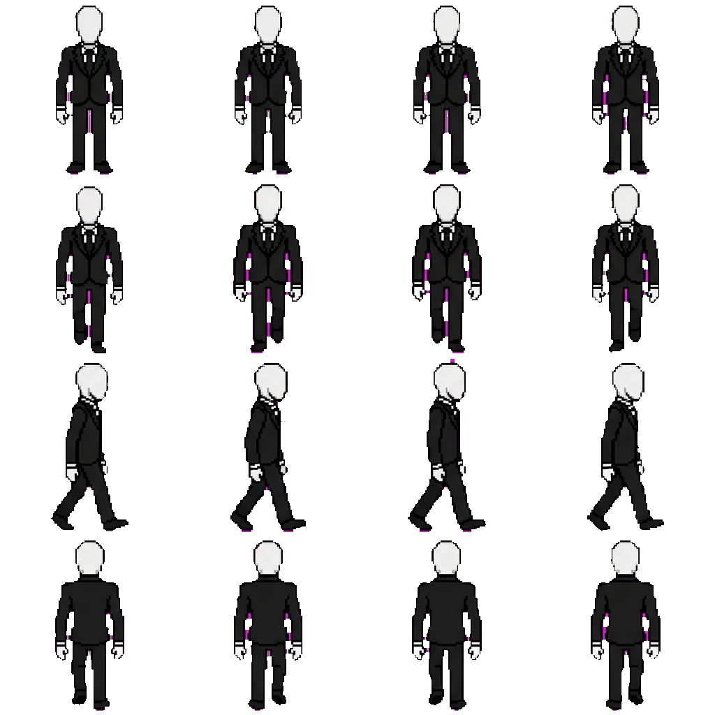 Slenderman movement sprite