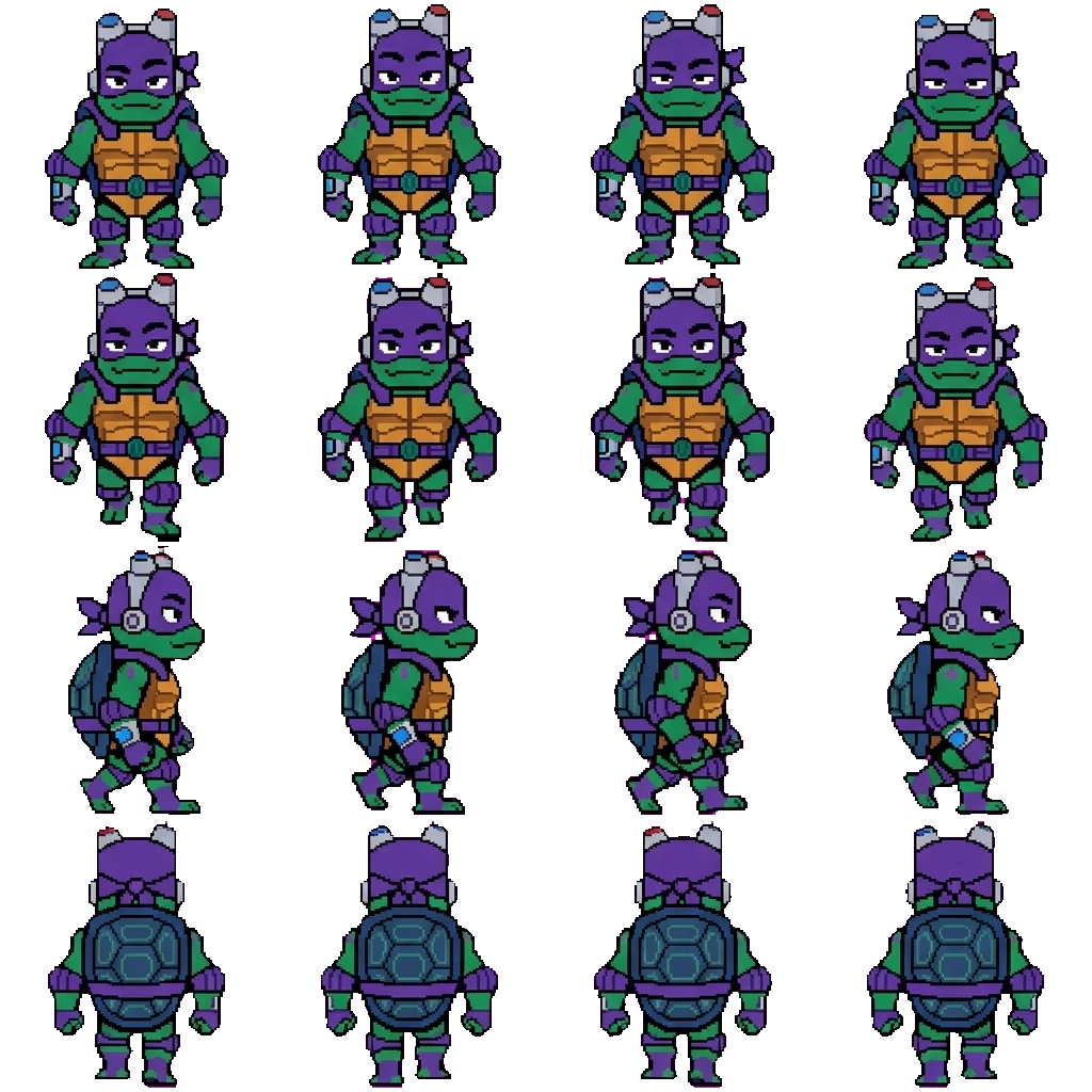 Donnie movement sprite