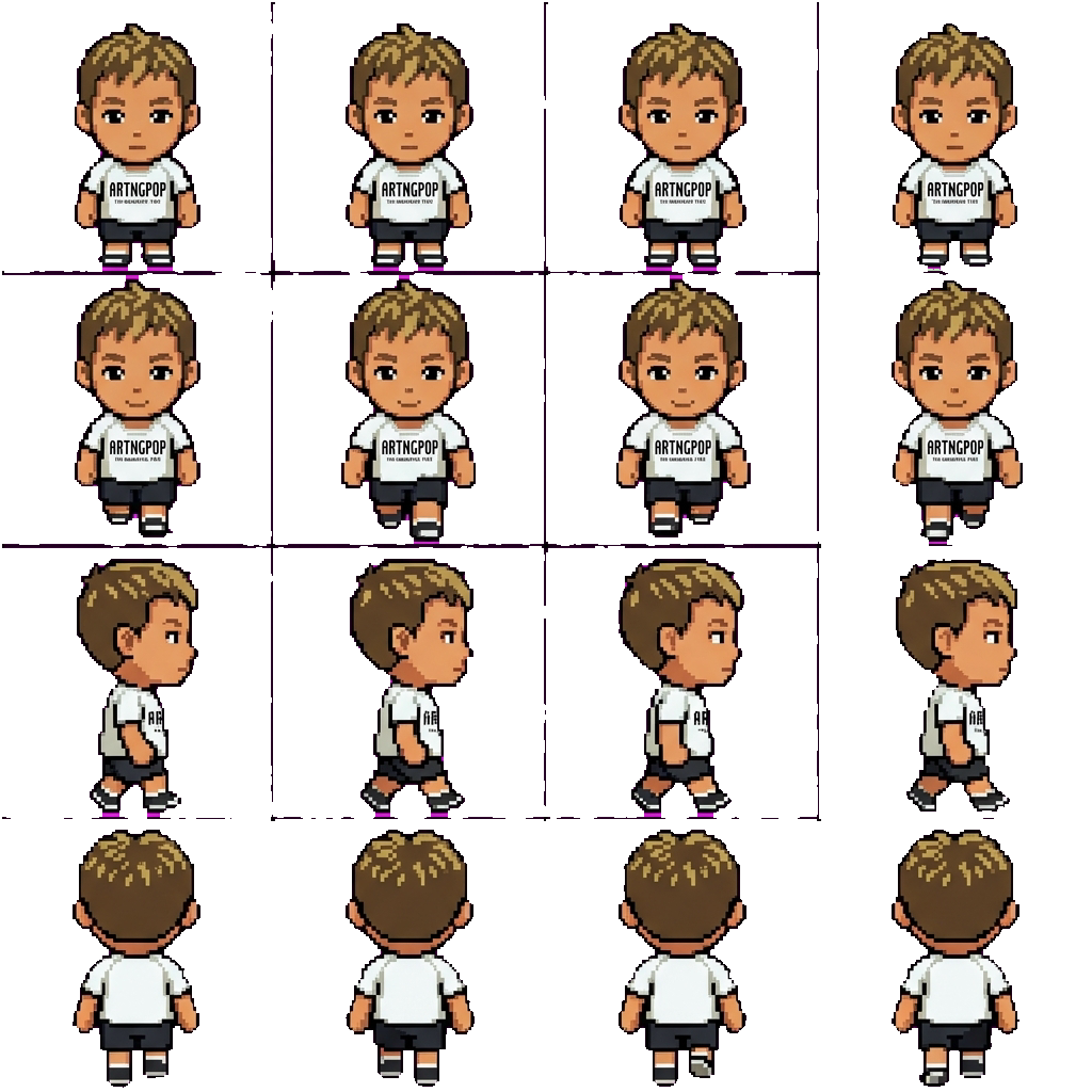Amir movement sprite