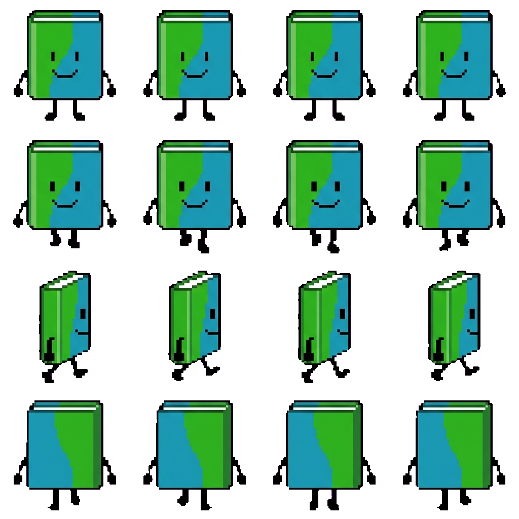 Book movement sprite