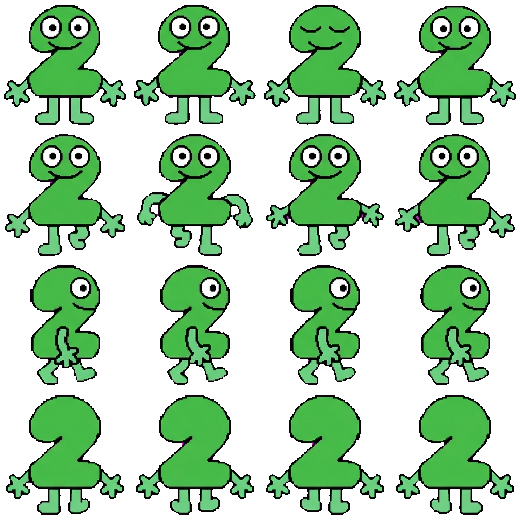 Two movement sprite