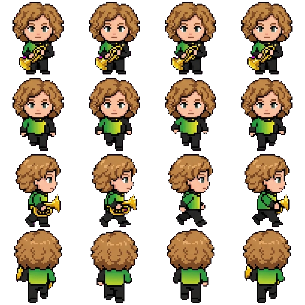 Abe movement sprite