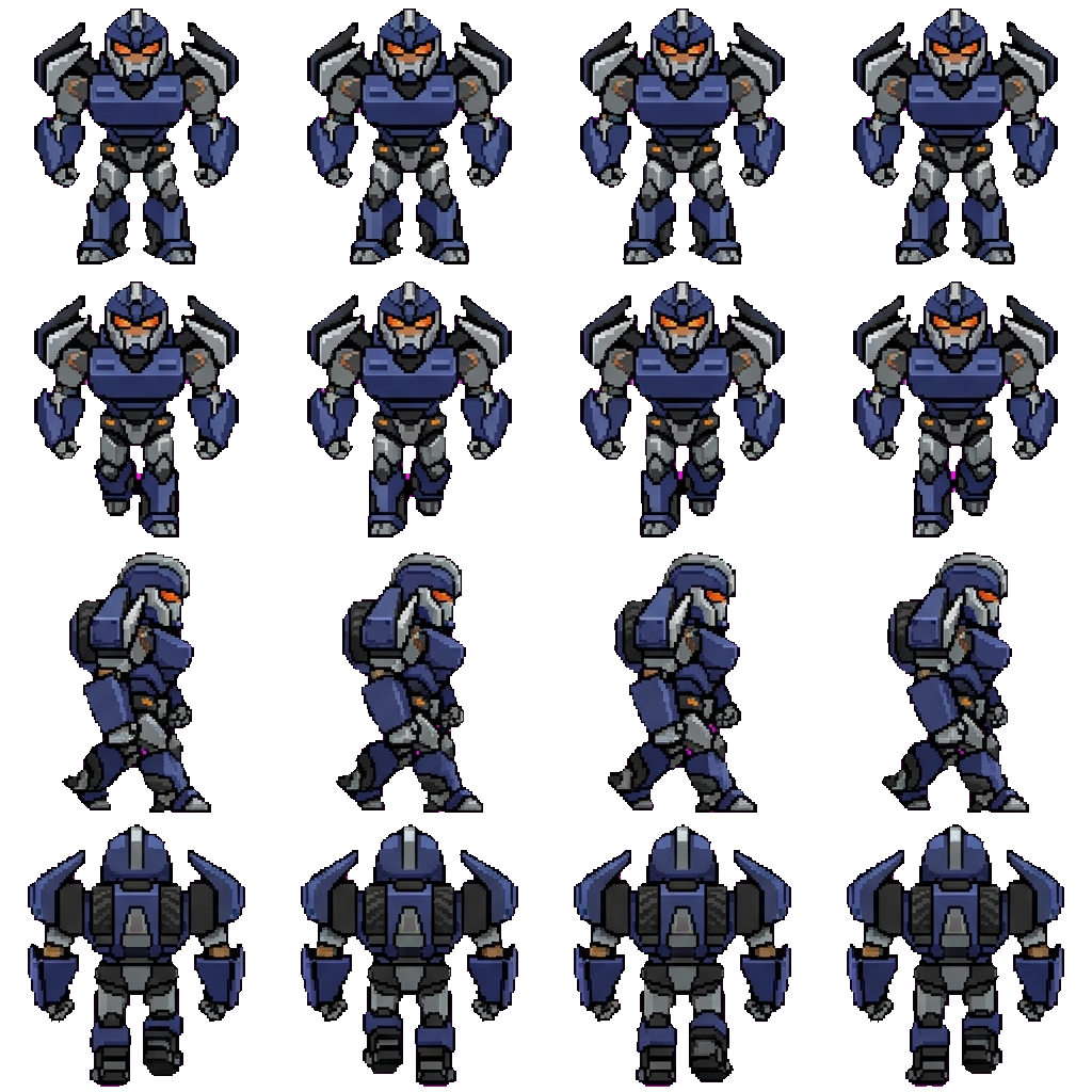 Breakdown movement sprite