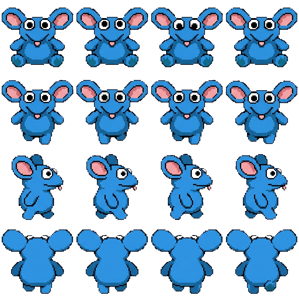 Crisp Rat movement sprite