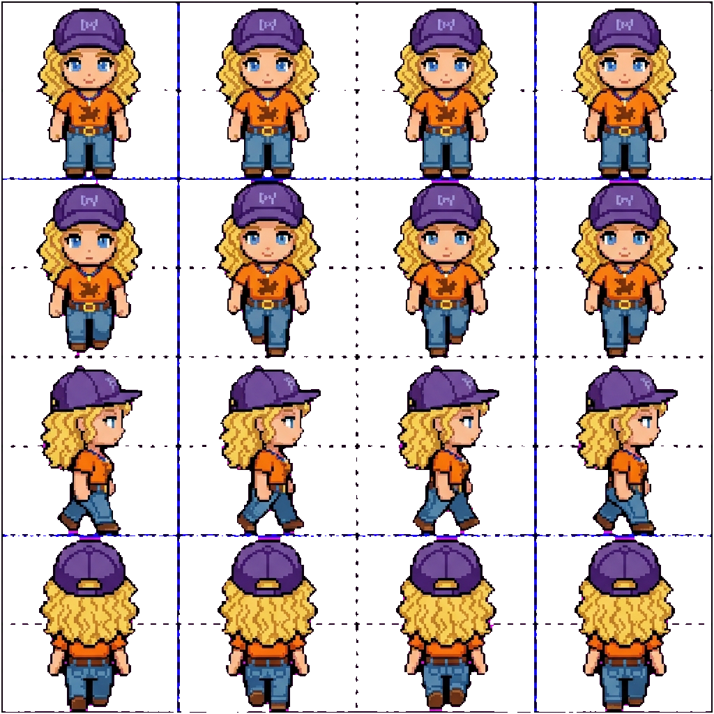 Annabeth Chase movement sprite