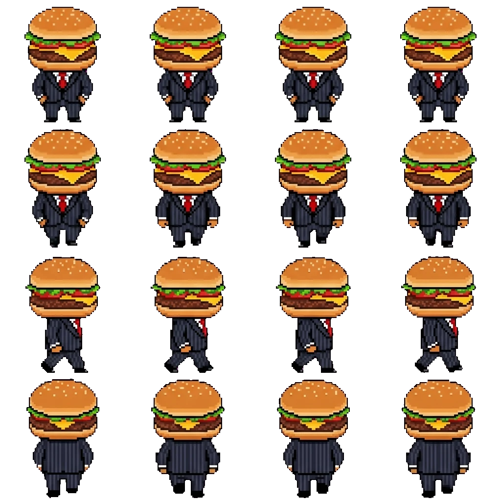 Hamburgelegante movement sprite
