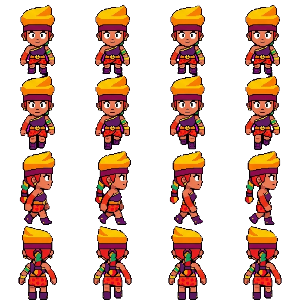 Amber movement sprite