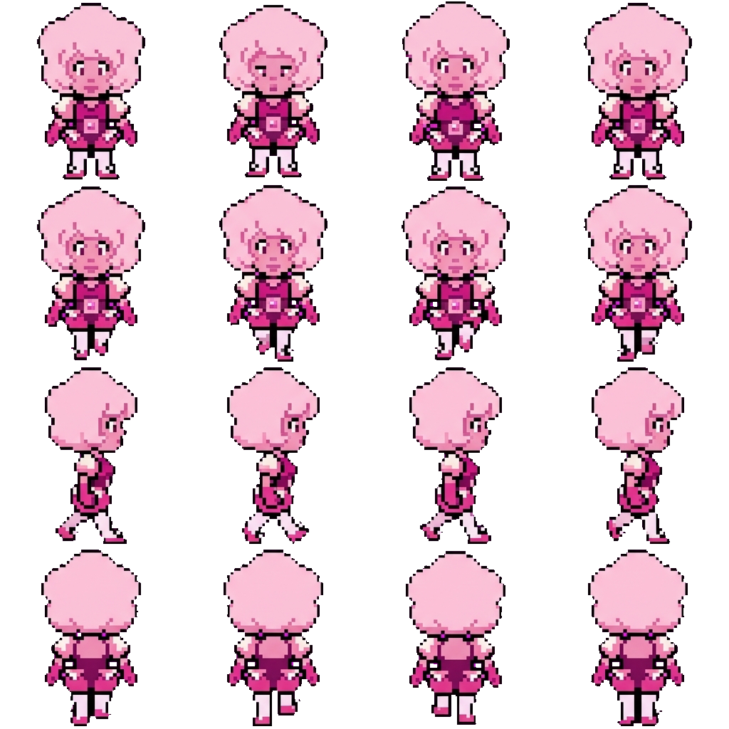 Pink Diamond movement sprite