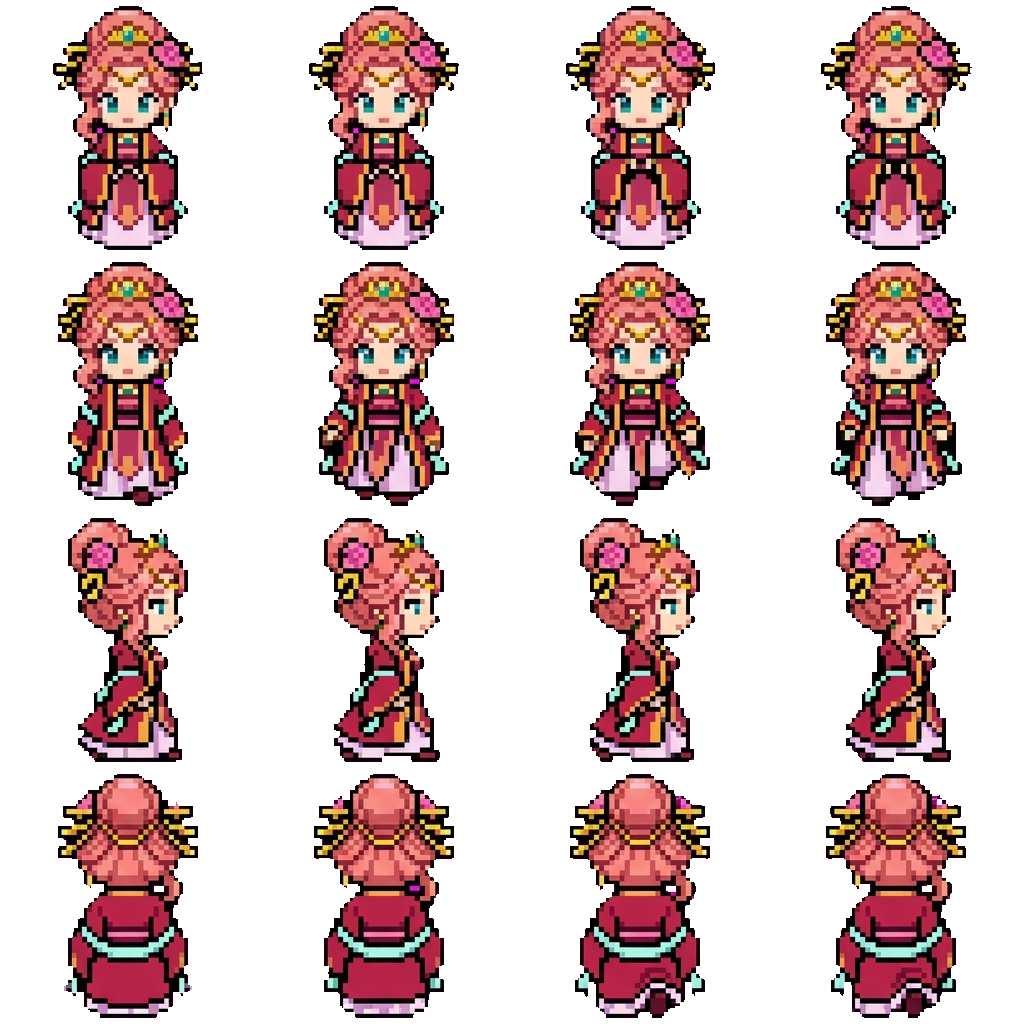 Lady Gyokuyou movement sprite