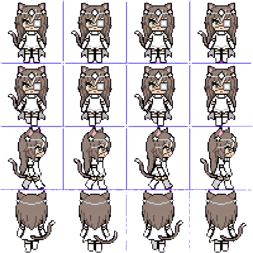 Gacha movement sprite
