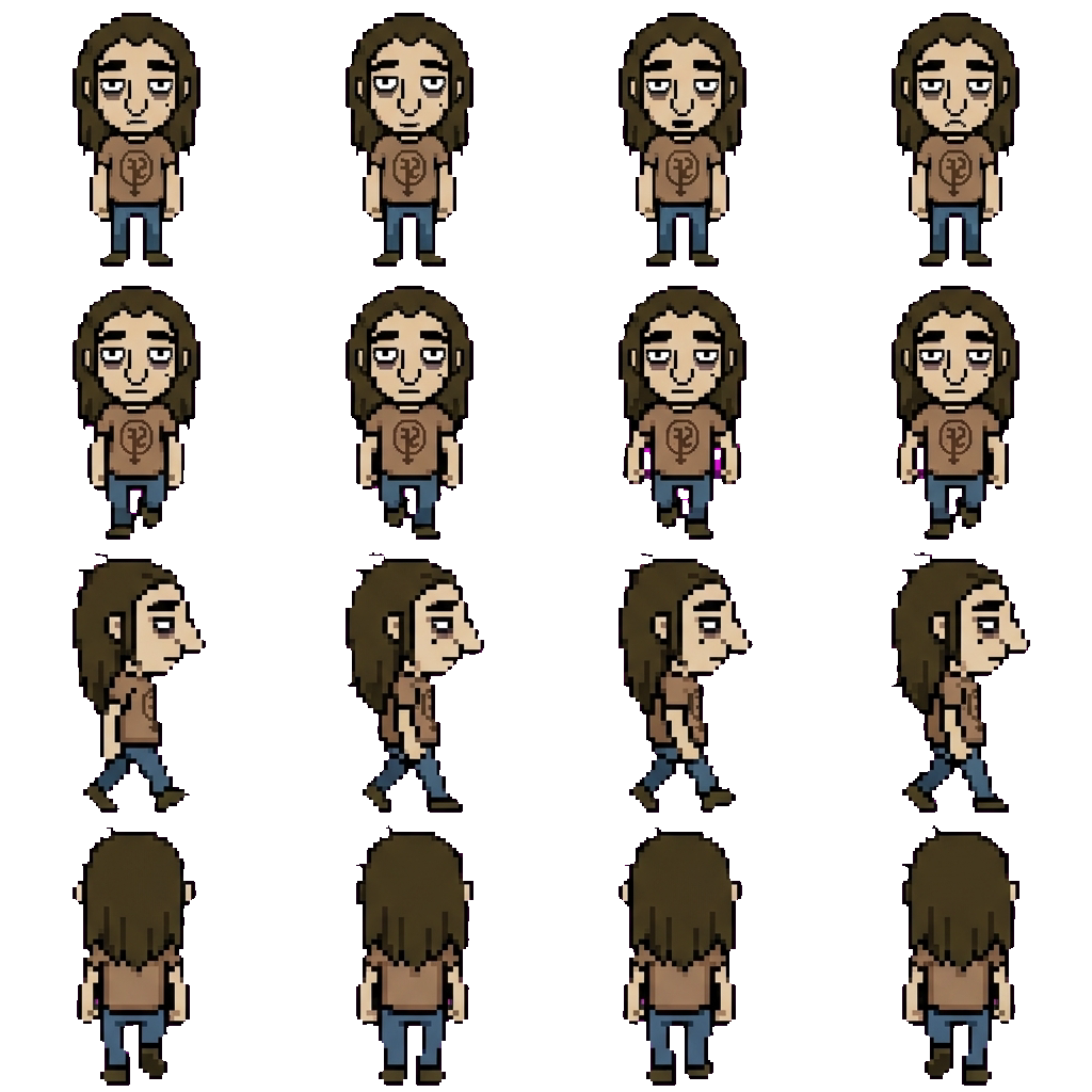 Larry movement sprite