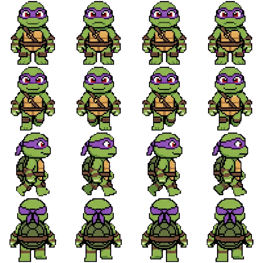 Donatello movement sprite