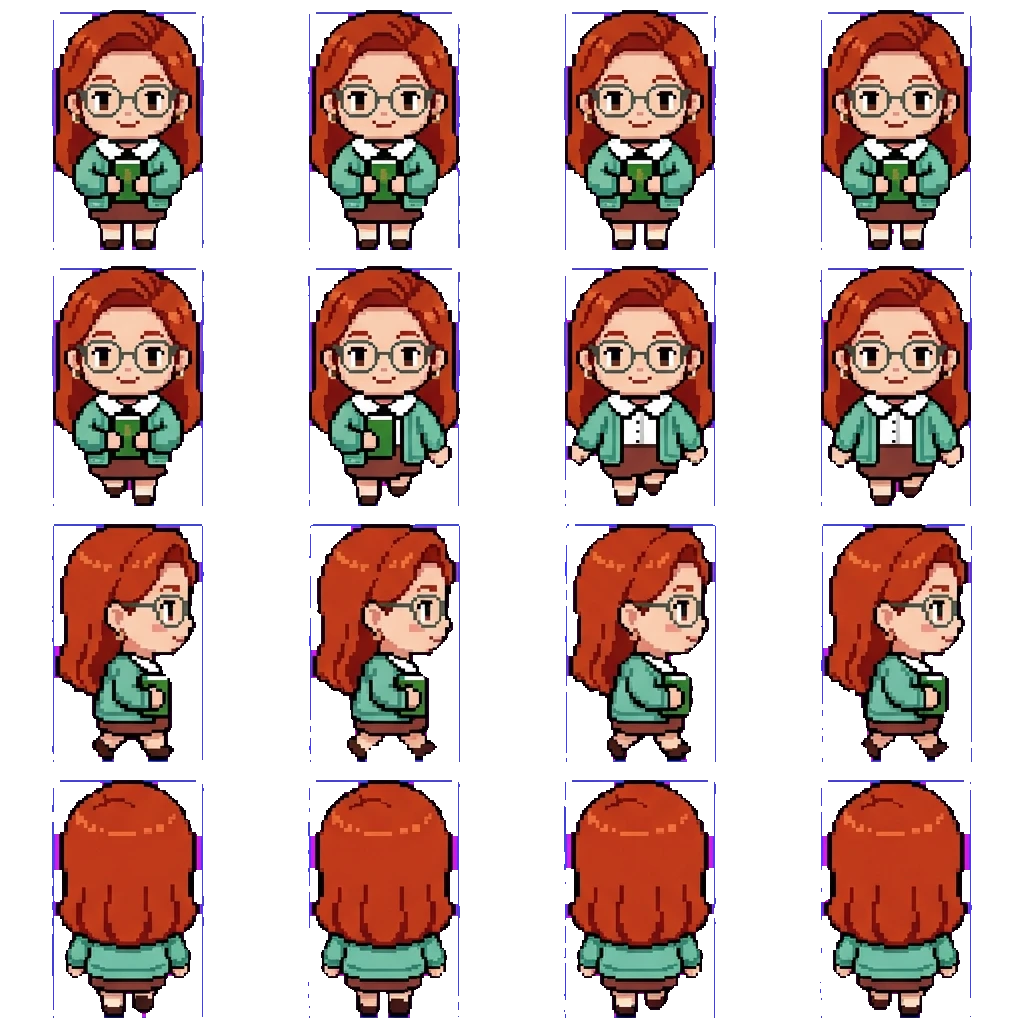 DULCE D’ALESSIO movement sprite