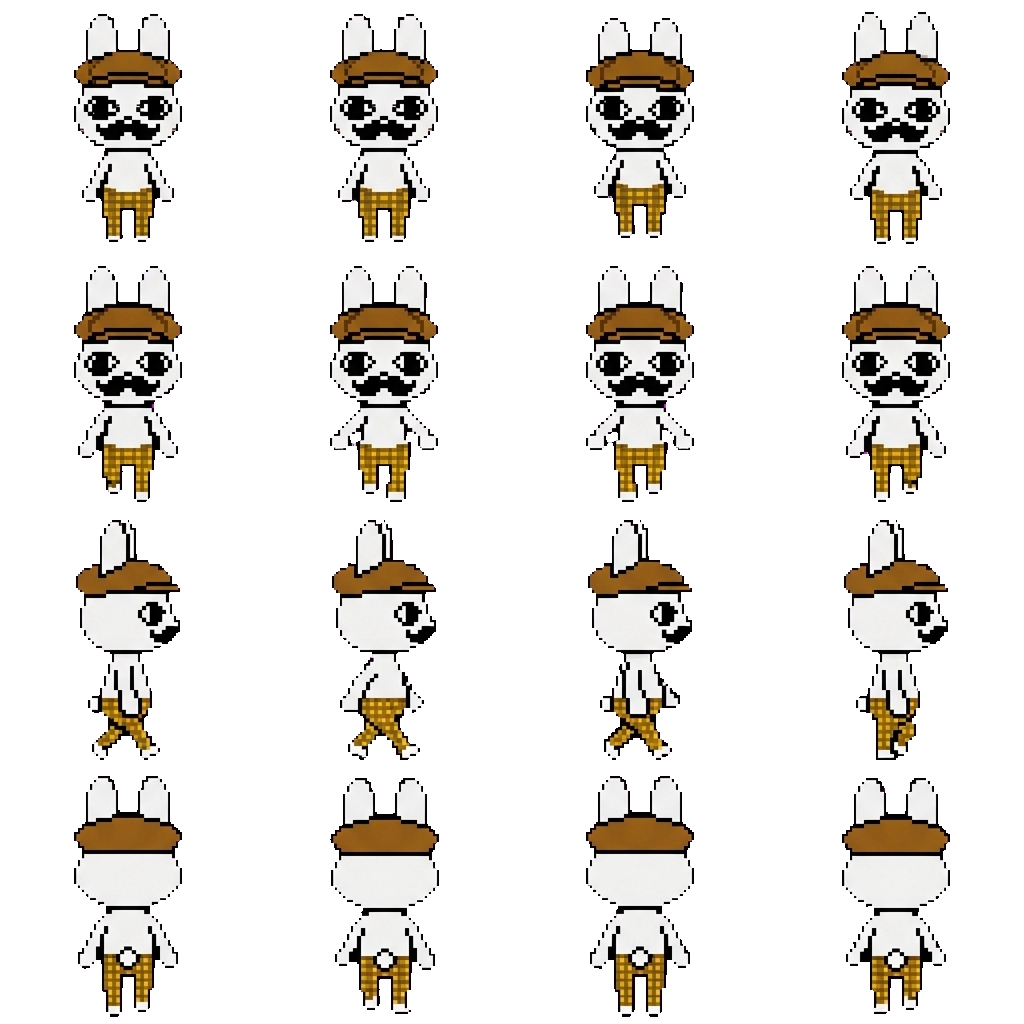 Barney movement sprite