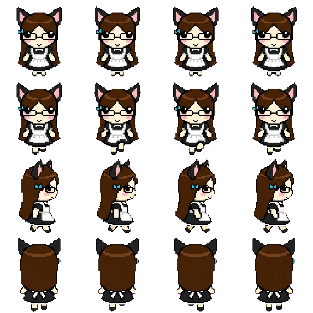 Maidgirl movement sprite