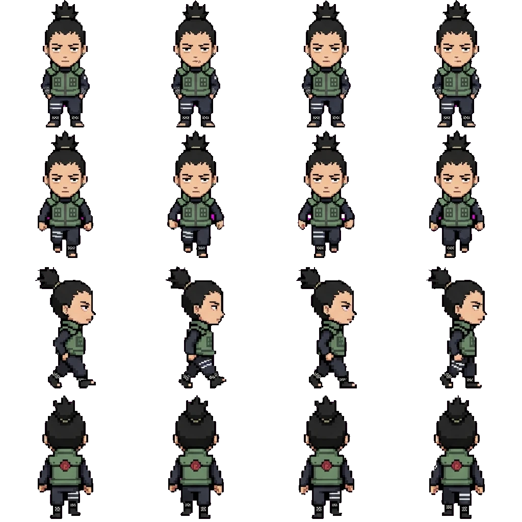 Shikamaru Nara movement sprite