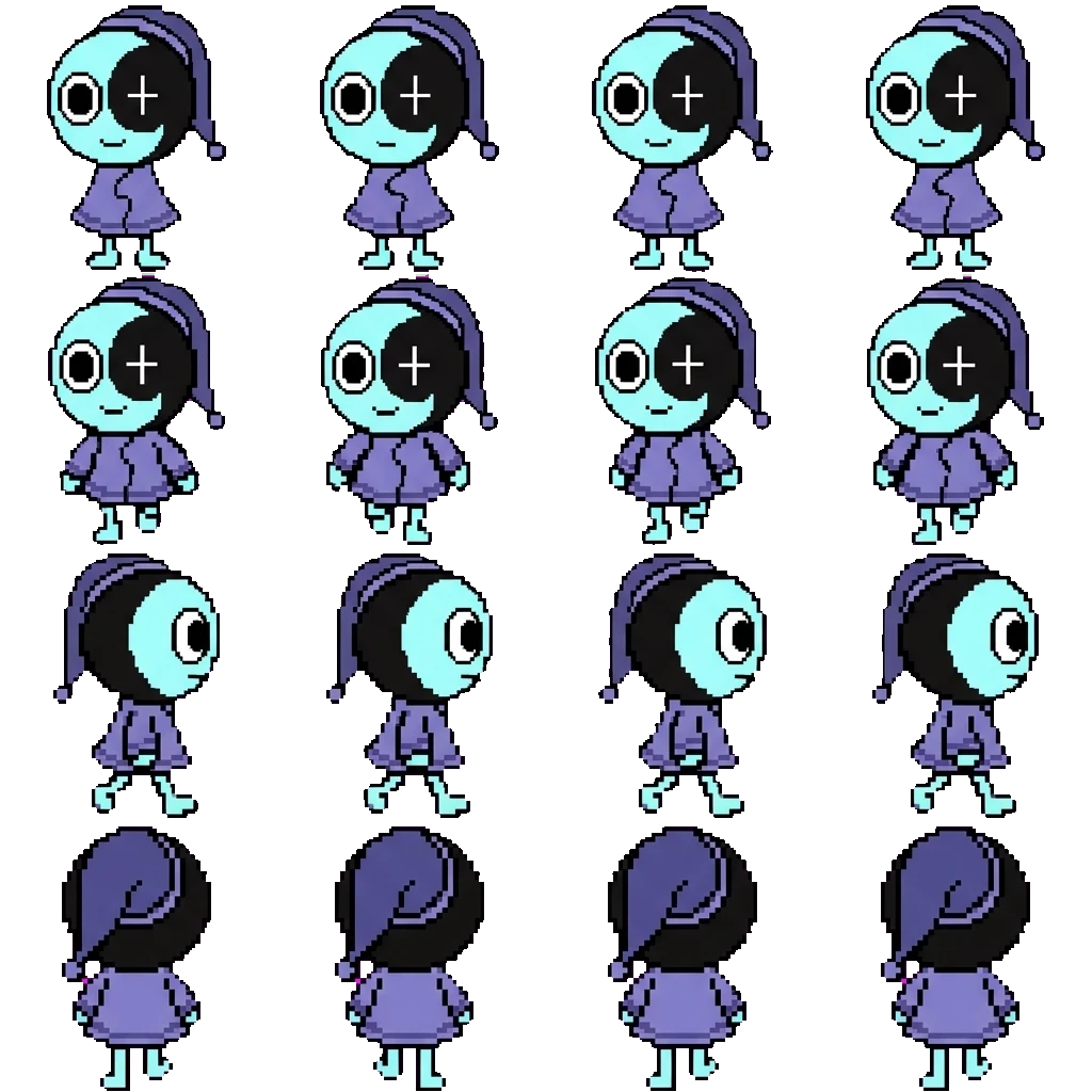 Astro movement sprite
