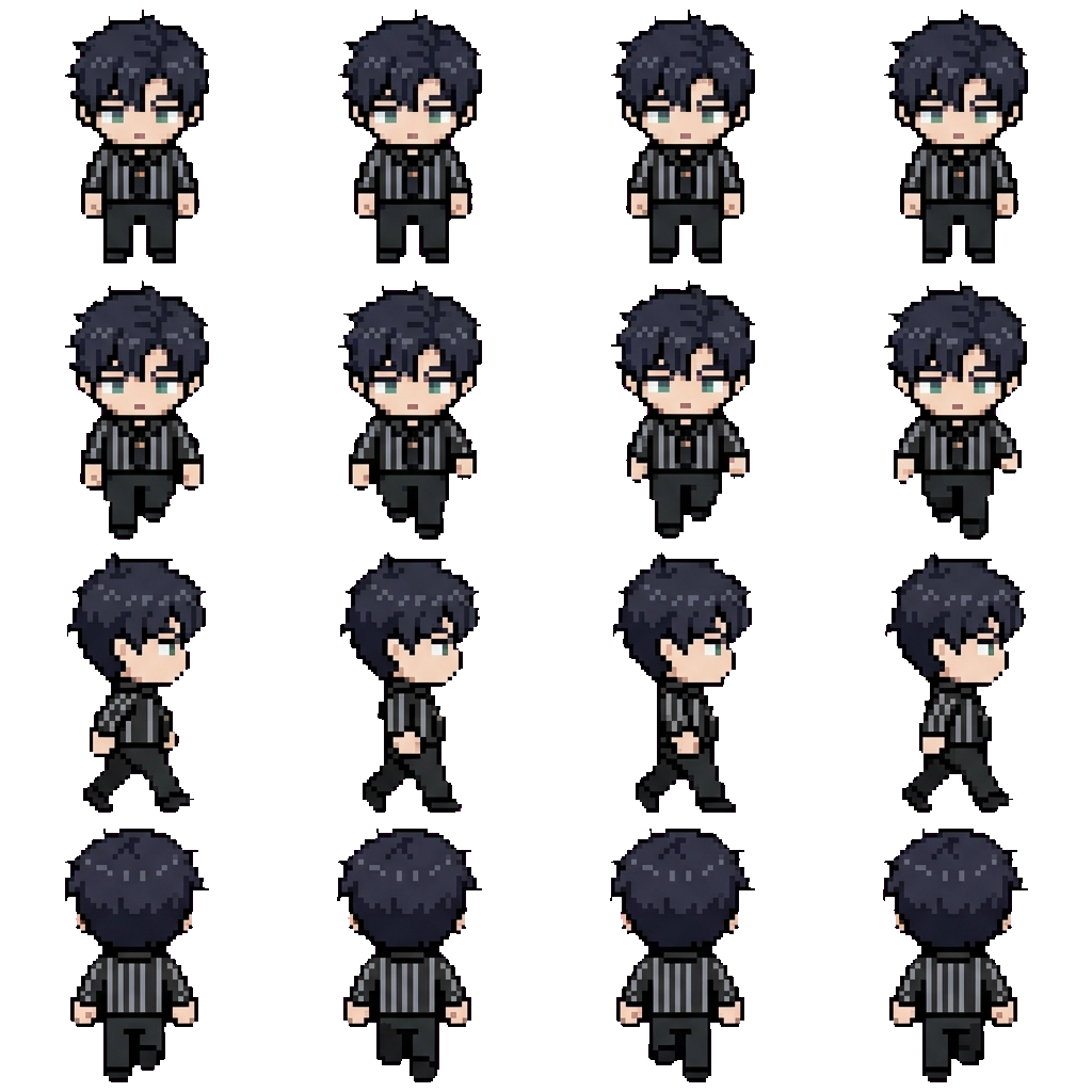 Damian movement sprite