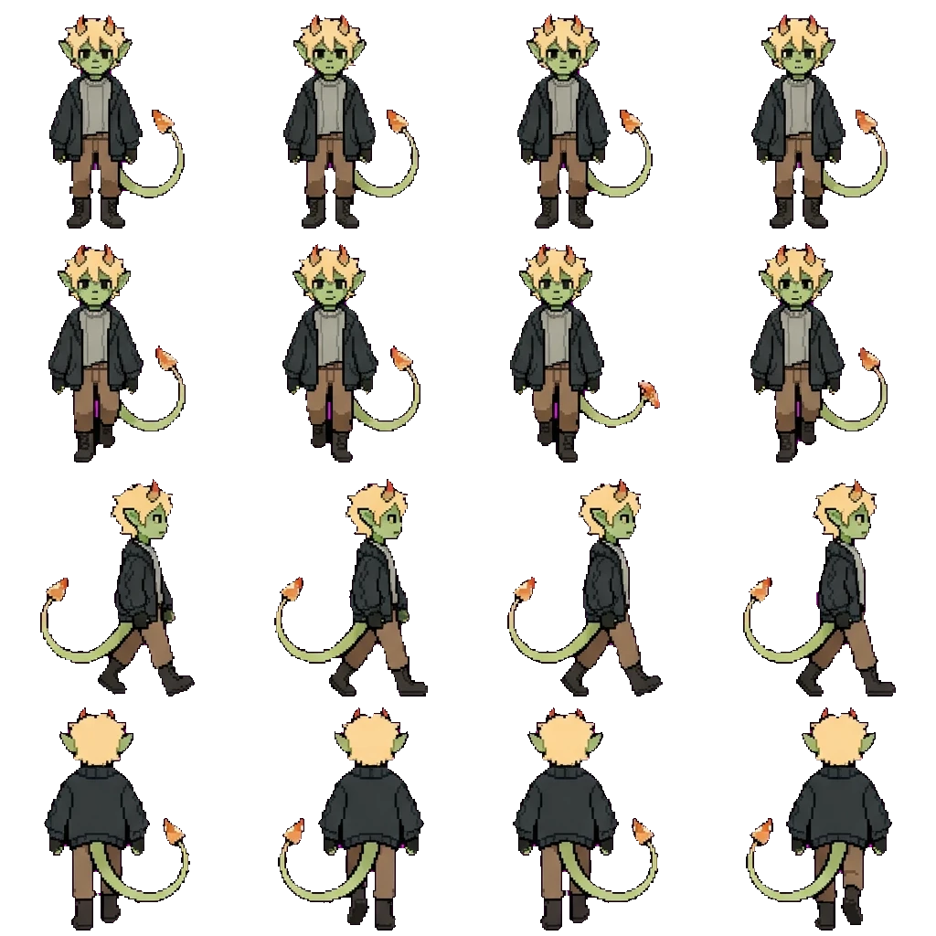 Mychael movement sprite