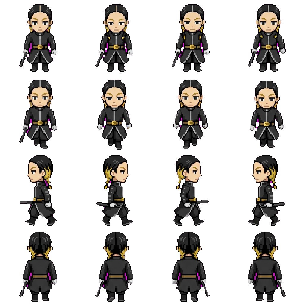 Ran Haitani movement sprite