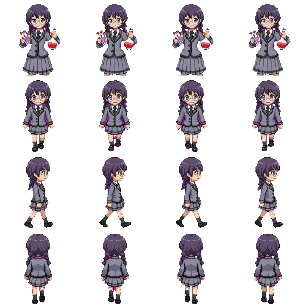 Manami Okuda movement sprite