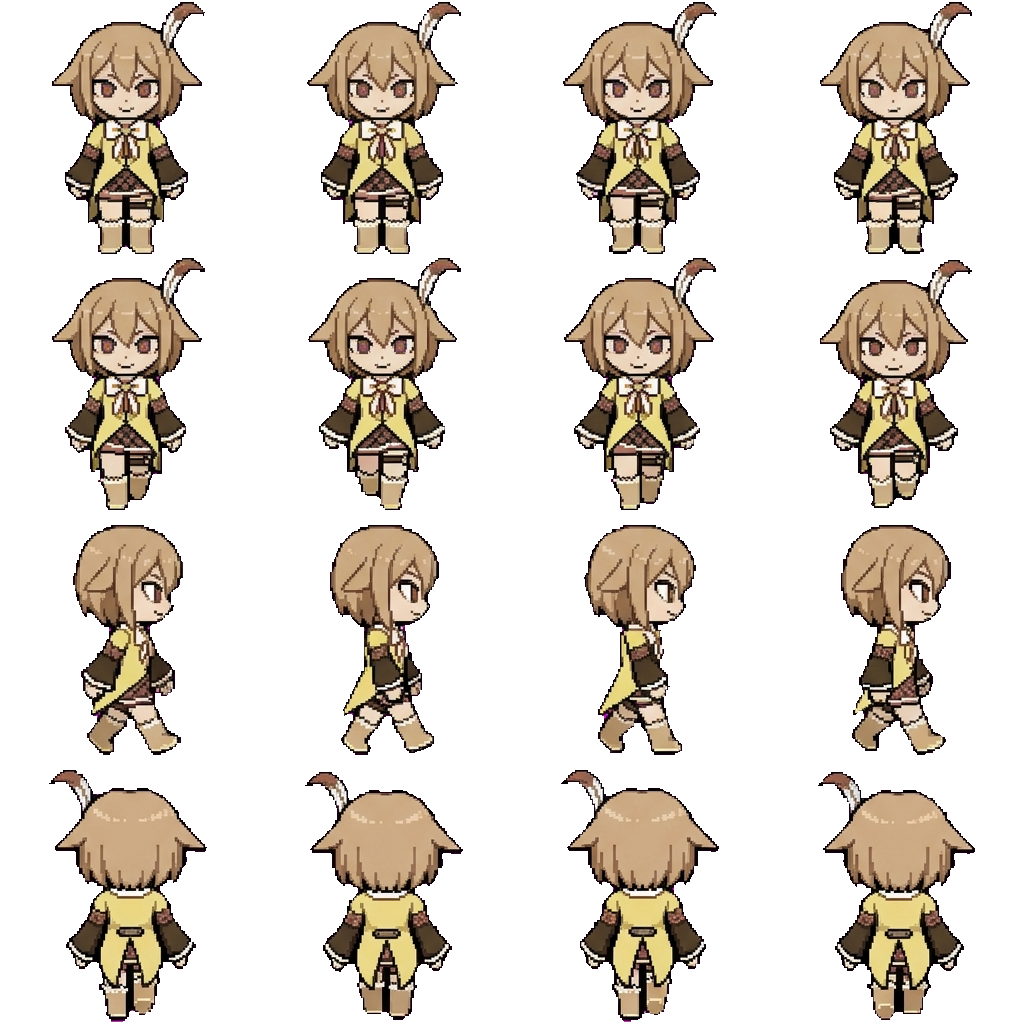Vega movement sprite