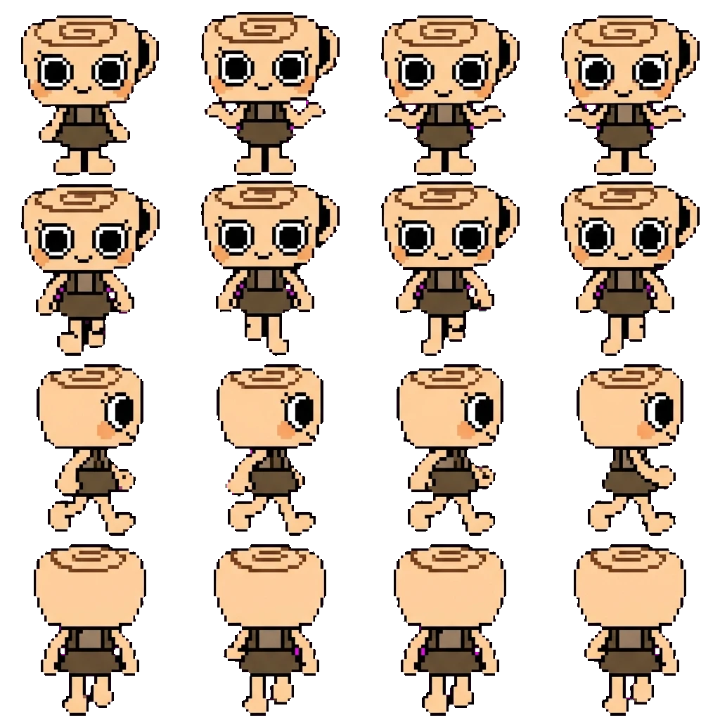 Shelly movement sprite
