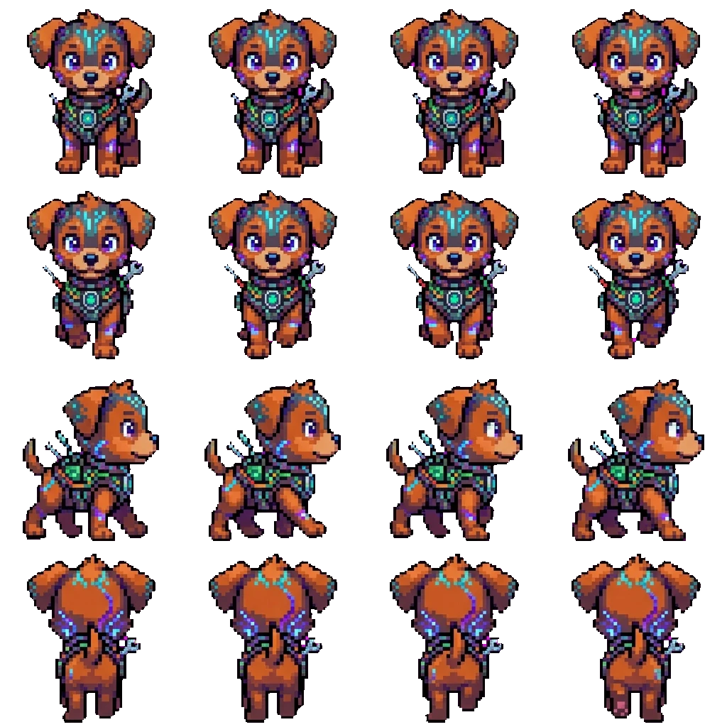 Rusty movement sprite