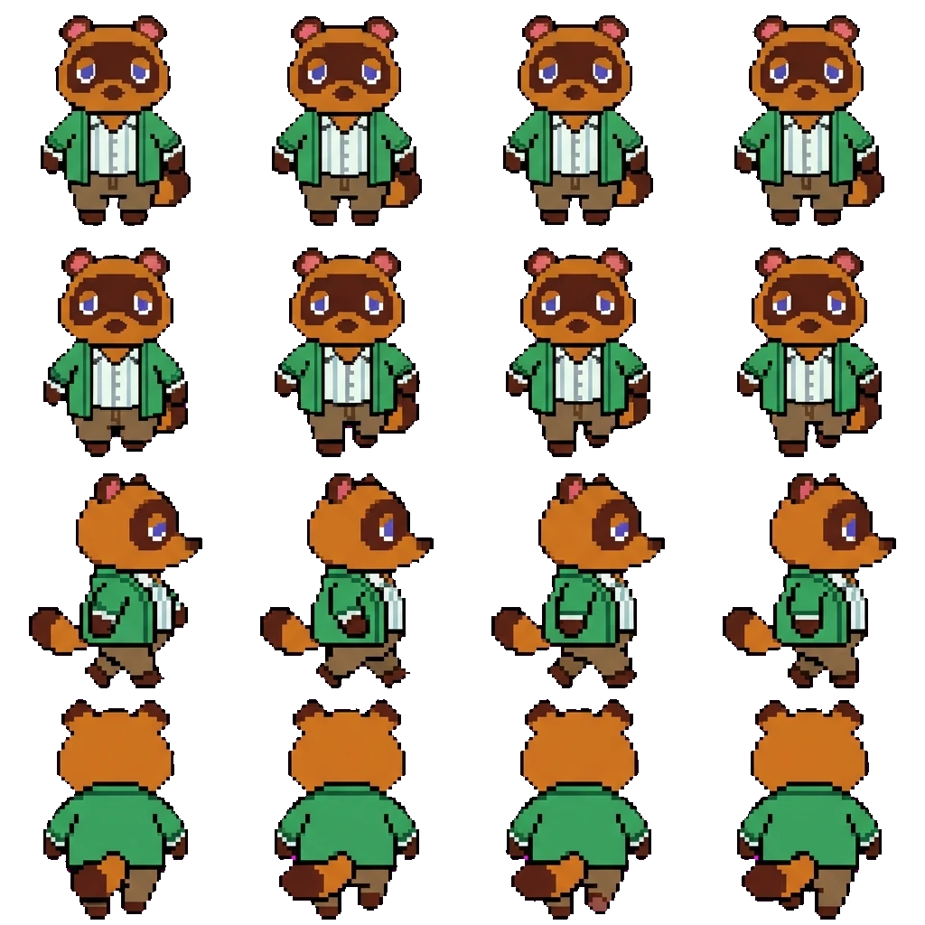 Tom Nook movement sprite