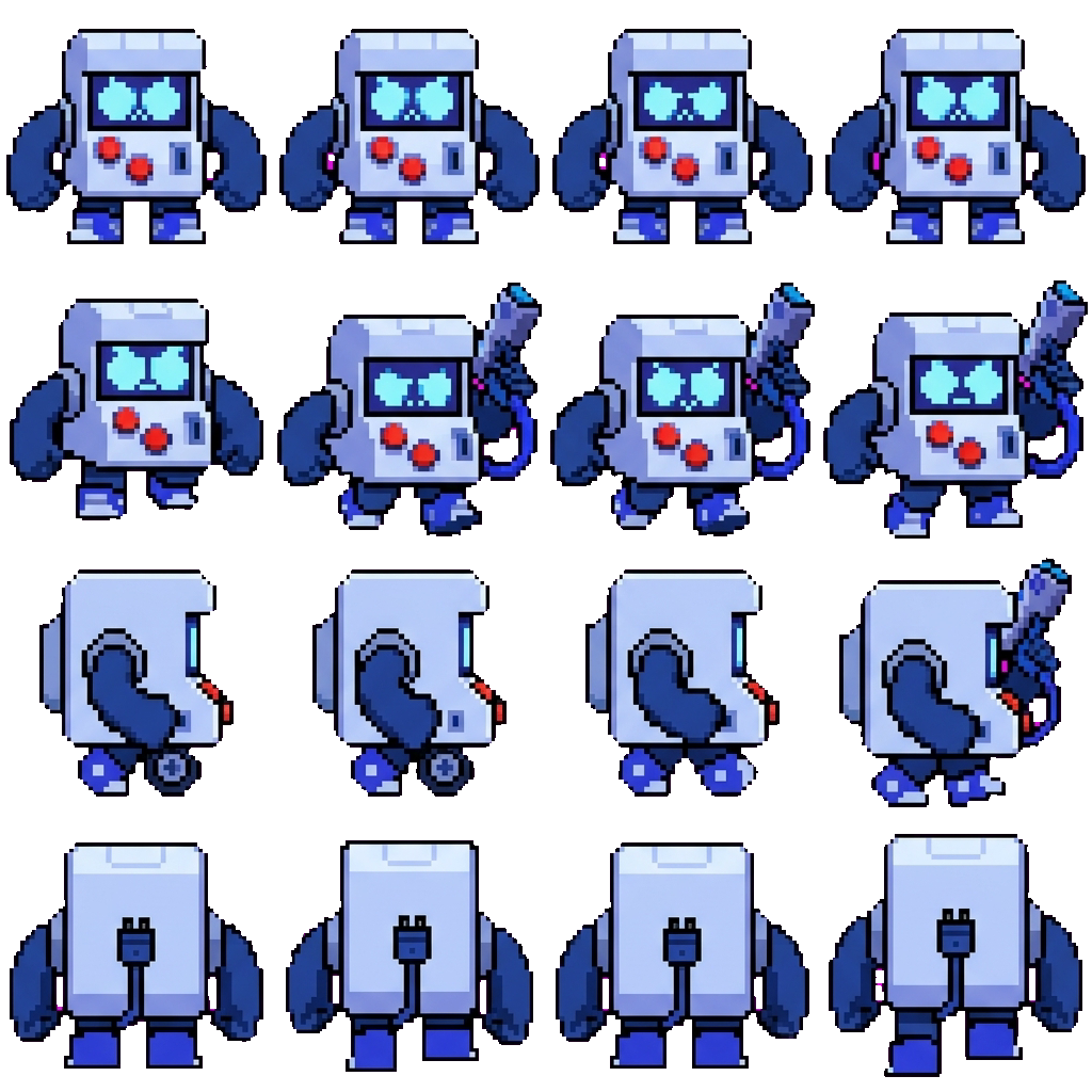 8-Bit movement sprite