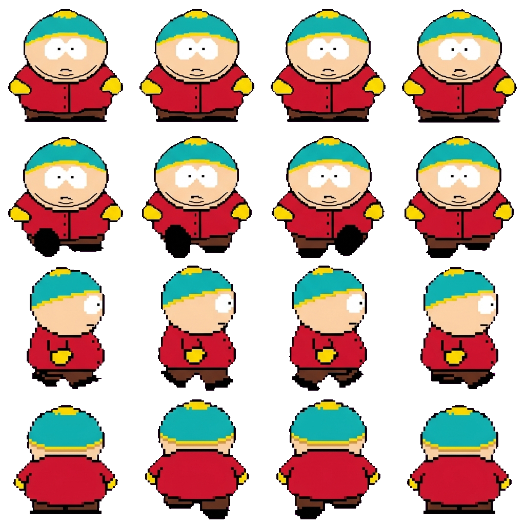 Eric Cartman movement sprite
