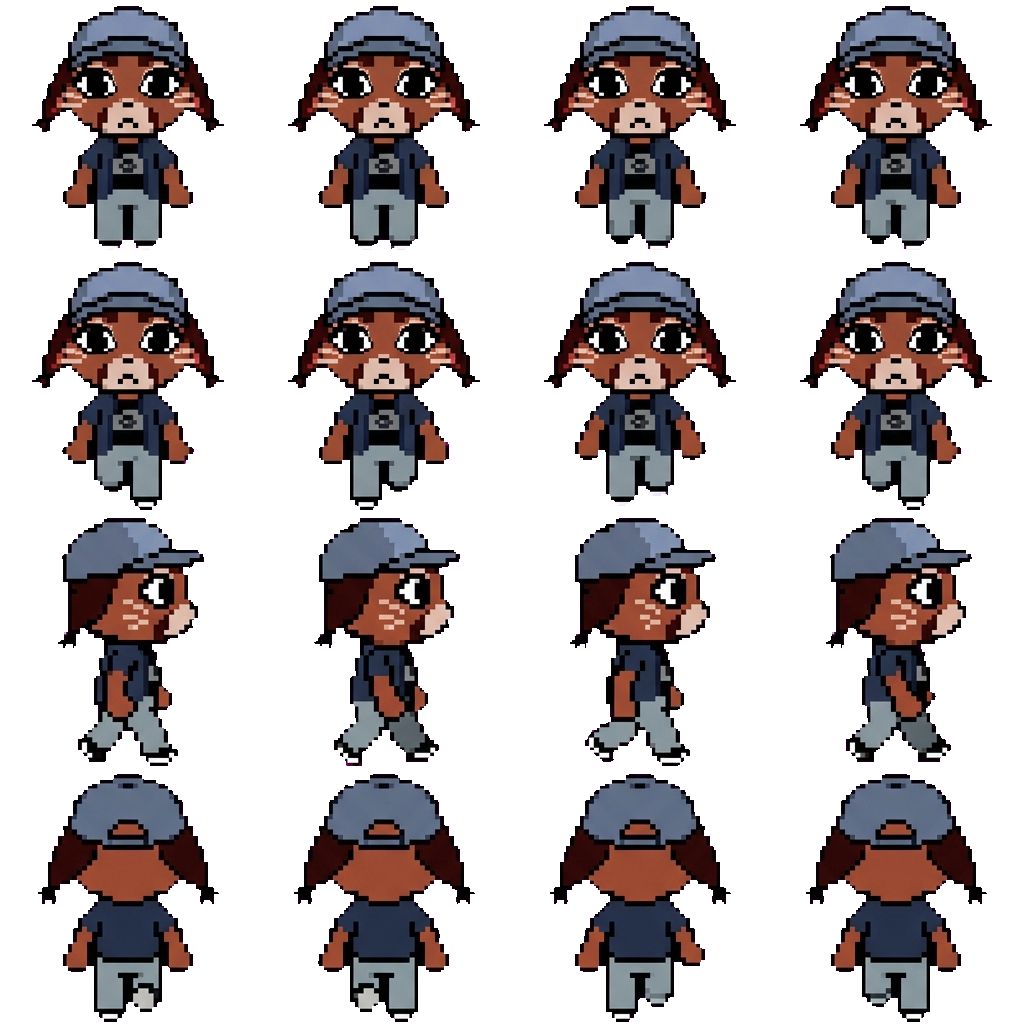 Lisbeth movement sprite