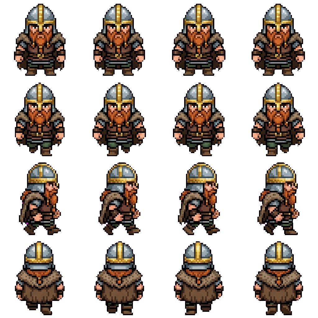 Wiglaf movement sprite