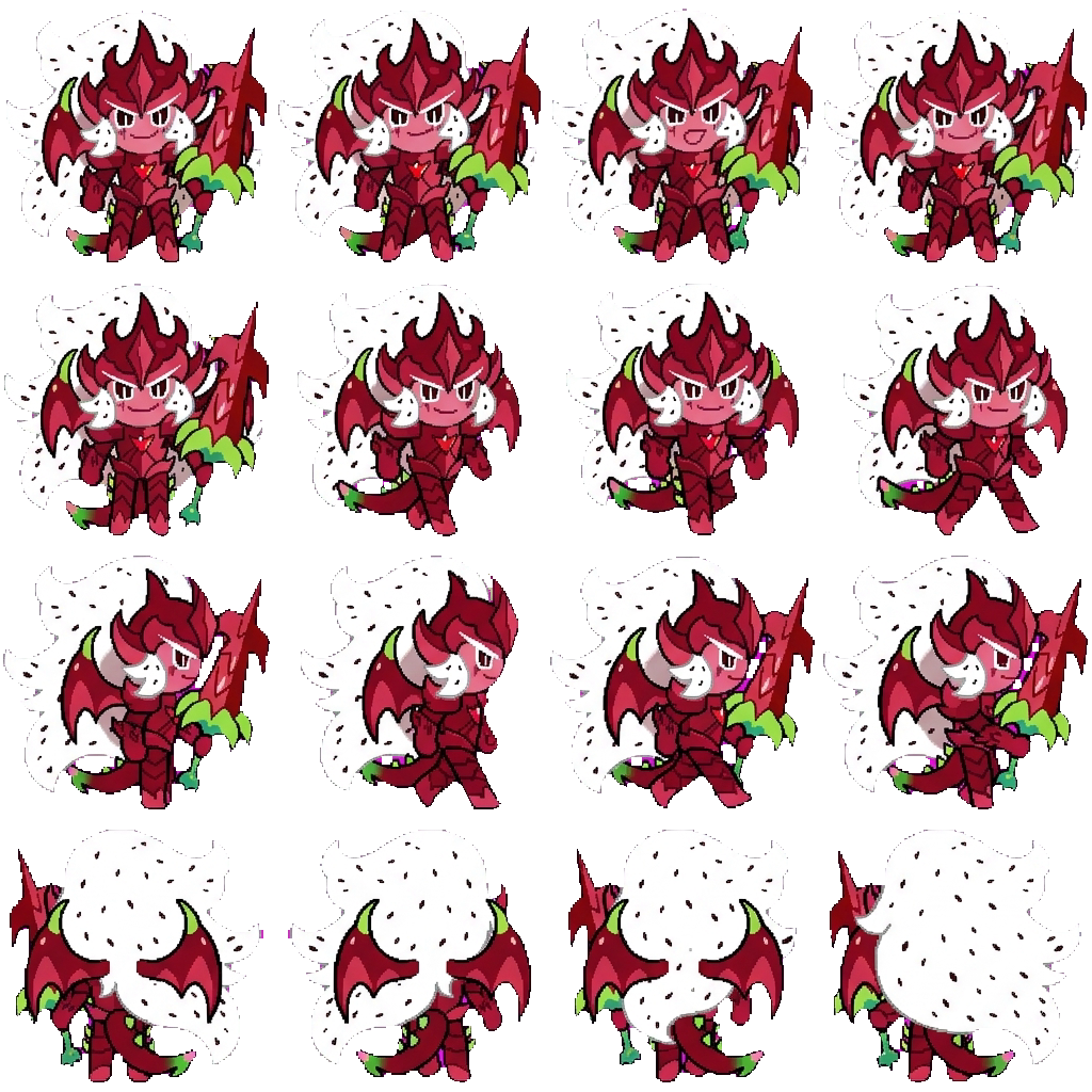 Pitaya Dragon Cookie movement sprite