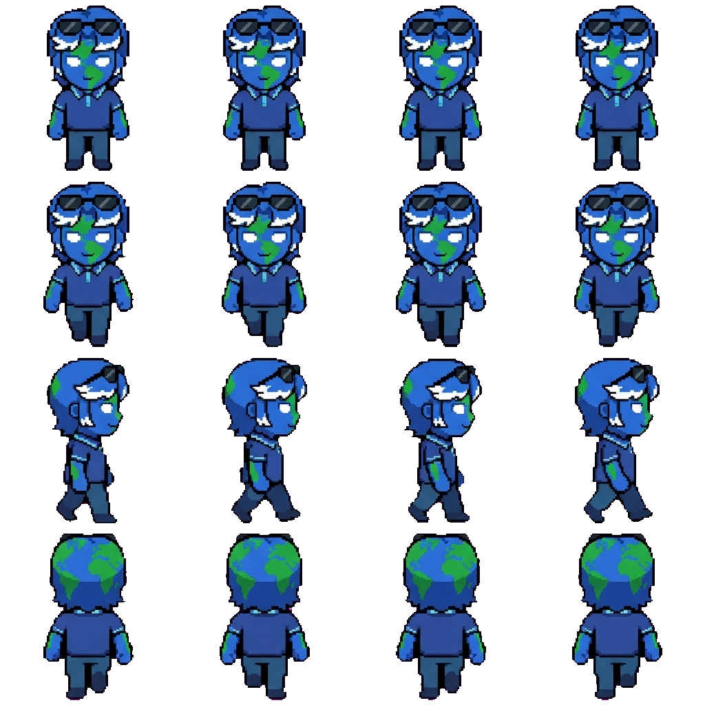 Earth movement sprite