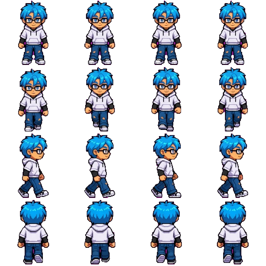 Skylar movement sprite