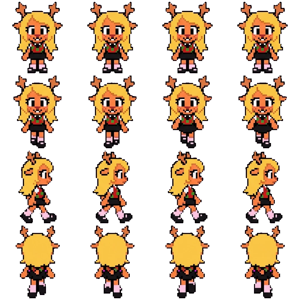 Noelle movement sprite